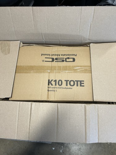 Sealed box qsc k10 tote - tote, for