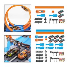 Toy Car Track Set with 360° Loop Educational Fun Slot Car Race Track Set