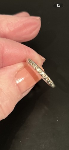 9ct white gold champagne - white, 1.7g