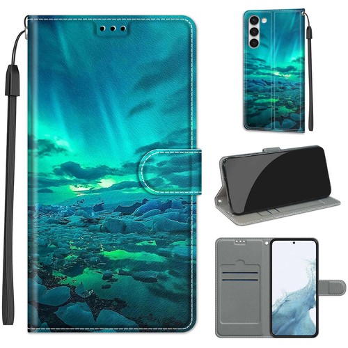 Floating ice green aurora - floating,