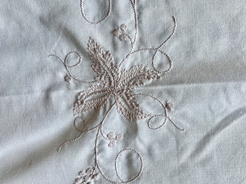 Vintage ivory embroidered