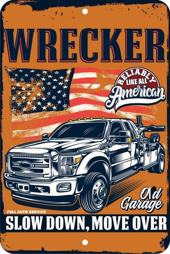 Wrecker old garage tow truck - tow,