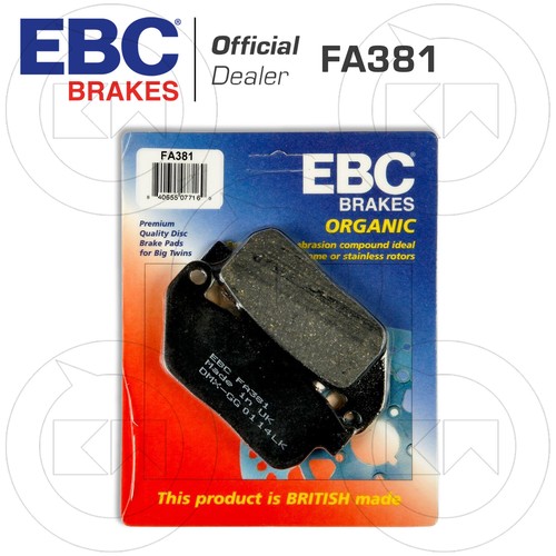Brake pads anterior ebc 381 - pads,