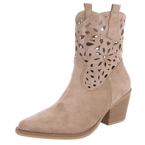 Ladies perforated look cowboy - ladies,