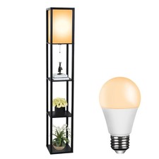Standard Floor Lamp with Shelf
