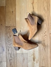 Zara Camel Suede Leather