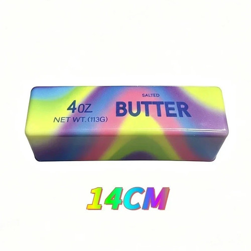 Rainbow squishy butter sensory - butter,
