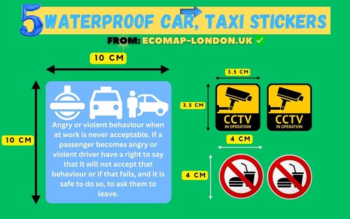 Stickers for taxi - stickers, pco