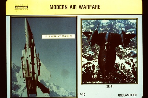 Aircraft slide sr71 - slide, f-15