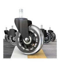 HOLKIE Office Chair Wheels 10x22mm Replacement Desk Chair Wheels X5