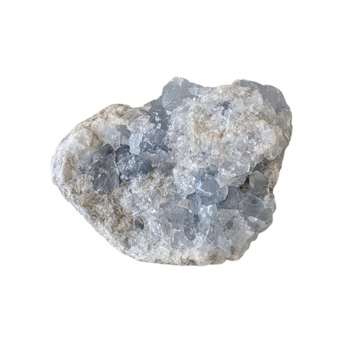 Blue celestite cluster - blue,