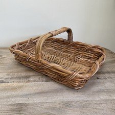 Large Vintage Rattan Wicker