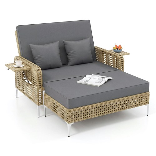 Costway piece patio daybed - costway,