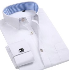 Mens Dress Shirts French Cuff