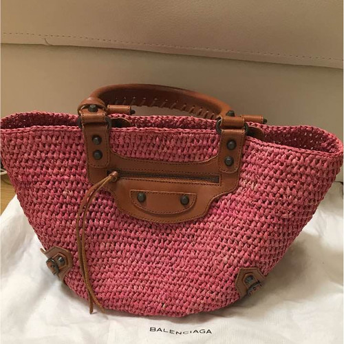 Balenciaga pink basket - balenciaga,