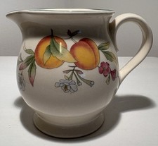 Vintage CLOVERLEAF Peaches and Cream Milk Jug  