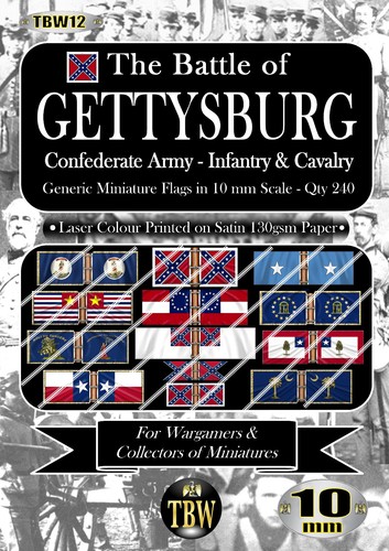 10mm flags gettysburg csa - flags:,