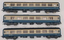 3x Lima OO British Rail BR Mk 2 Coach W13493 1st Class Inter-city Carriages