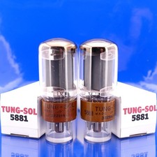 Two excellent tung sol 5881 - excellent, tung-sol