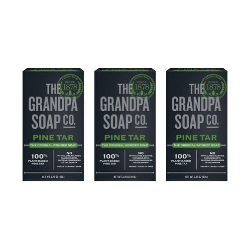 Grandpa pine tar bar - grandpa's, soap
