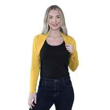 Ladies Long Sleeve Shrug Open