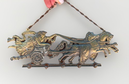 Vintage italian brass chariot - italian,