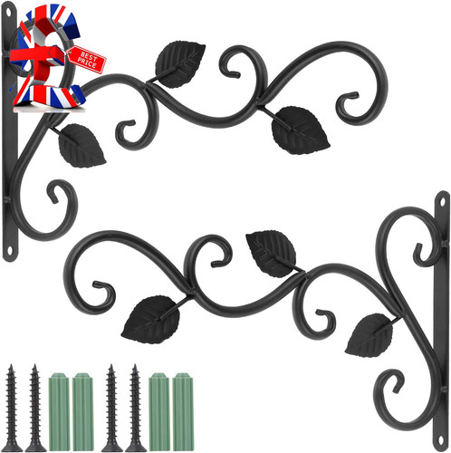 2pcs hanging basket brackets - basket,