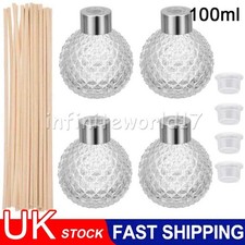 4X 100ml Aroma Clear Glass