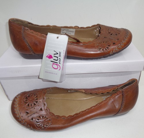 Gluv ladies womens tan leather - gluv,