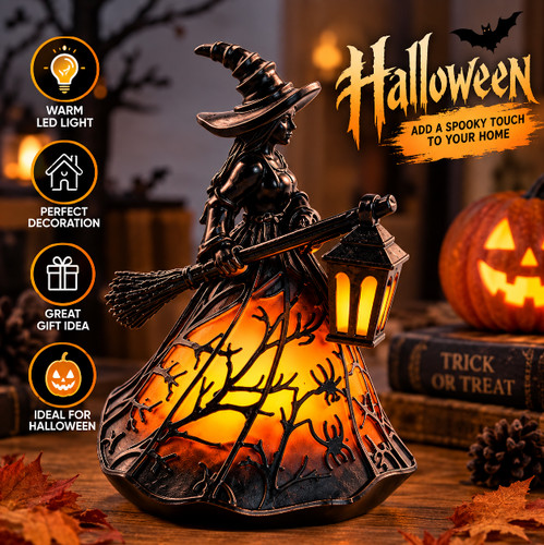Halloween witch lamp gothic - halloween,