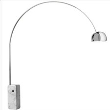 ARCO floss floor light with marble base