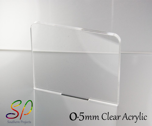 5mm clear acrylic sheets - 0.5mm,