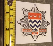 LONDON FIRE BRIGADE  - Vinyl sticky backed sticker