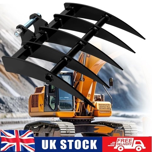 Mini digger rake 490mm - digger,