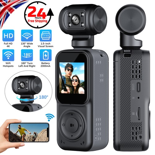 Pocket action camera - 4k,