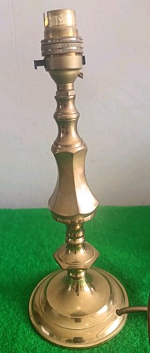 Brass table lamp working - brass,