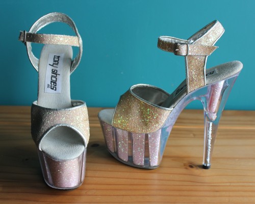 Tony shoes pink and gold - ,