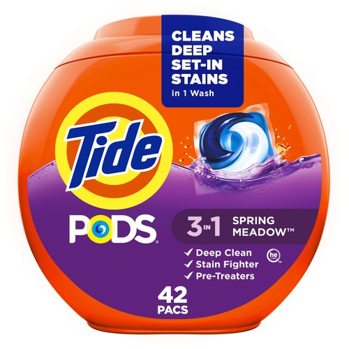 Tide pods laundry detergent - pods,