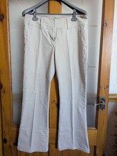Wallis Size 12 Beige Wide Leg