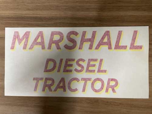Field marshall tractor model - field,