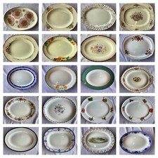 VINTAGE CHINA SERVING PLATES - SERVING PLATTERS £1.95-£15.95 Large Choice