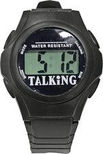 Water Resistant Talking Watch Digital Aid with Alarm Function Clear Speaking