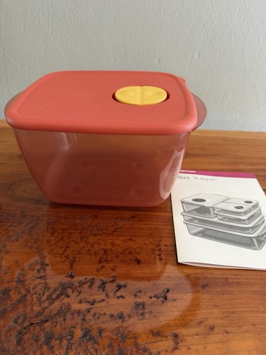 New vintage red tupperware - new,