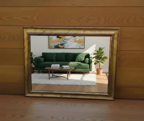 Ornate gold framed wall - ornate, mirror