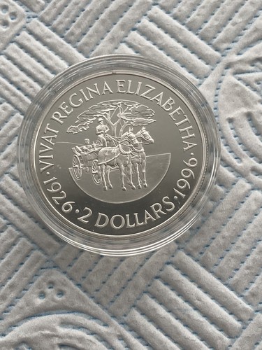 Bermuda 1996 silver coin - bermuda, $2