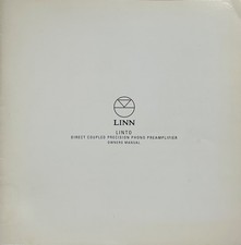 LINN LINTO DIRECT COUPLED PRECISION PHONO PREAMPLIFIER OWNERS MANUAL