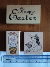 3 Wood Mounted EASTER Rubber