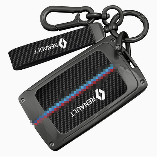 Zinc alloy leather key cover - zinc,