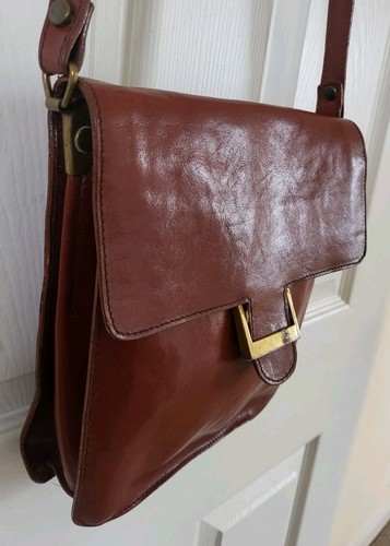 Vintage italian deep tan brown - vintage,