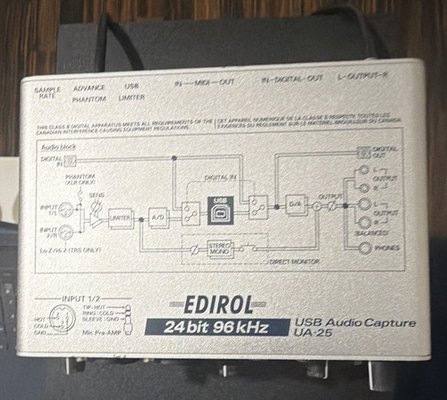 Edirol usb audio - edirol,